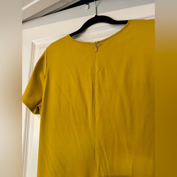 Universal Standard Chic Column Style Draped Regina Gown Size 10/12 Yellow EUC - Picture 7 of 7